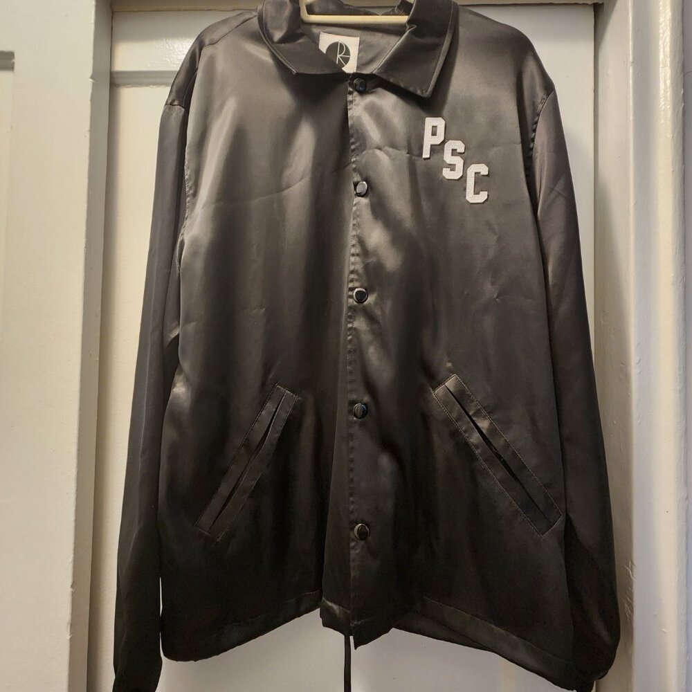 Men's Polar Skate Club Satin Coach Jacket Size Large